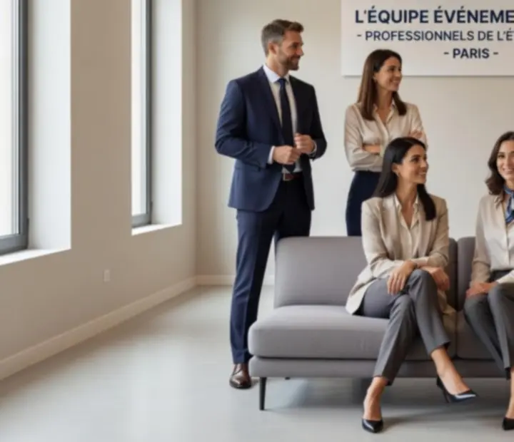 Équipe événementielle Bela Venture en préparation d’une soirée thématique