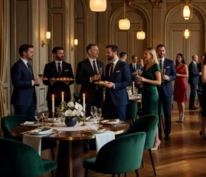 Ambiance de réception privée élégante organisée par Bela Venture